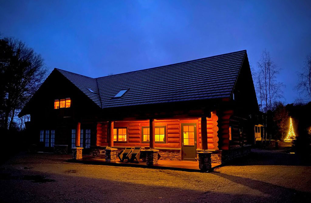 log home in the netherlands